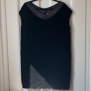 NWT.  Easy velvet v-neck mini dress / tunic